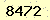 請輸入此驗證碼 : 8472